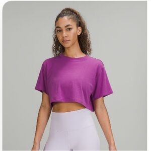 Lululemon all yours crop tee